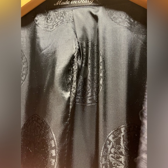 Authentic Vintage Versace Classic V2 3 button Silk blazer mens 50R Italy - Picture 3 of 11